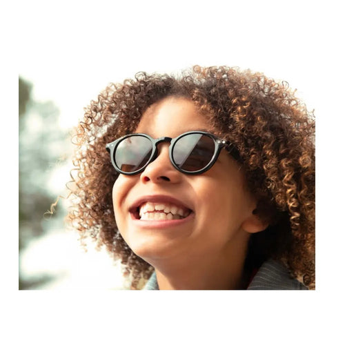 IZIPIZI Junior teen sun #D 7-11 years Black Road Polarized Γυαλιά ηλίου