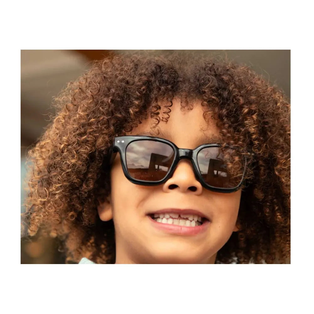 IZIPIZI Junior teen sun #Road 7-11 years Black Road Polarized Γυαλιά ηλίου