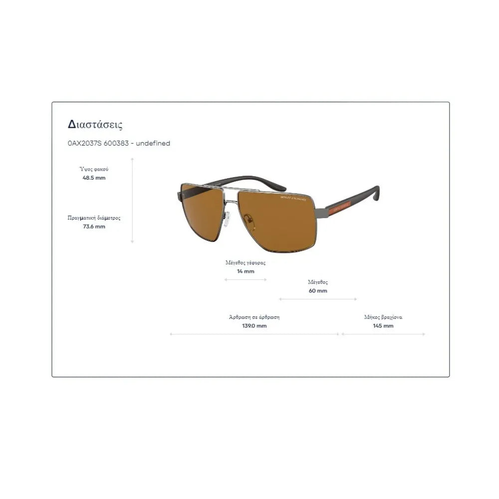 Γυαλιά ηλίου Armani Exchange AX 2037S Polarized