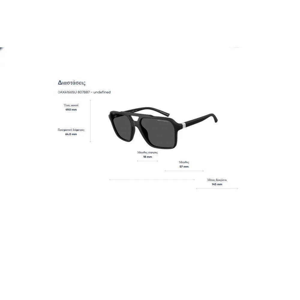 Armani Exchange AX 4166SU Polarized Γυαλιά Ηλίου