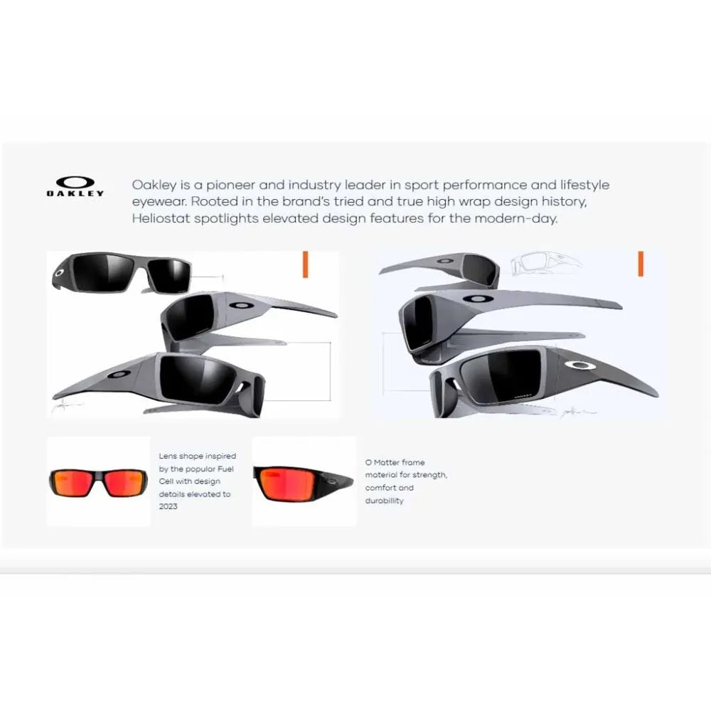 Γυαλιά ηλίου Oakley OO 9231 Heliostat Prizm Ruby