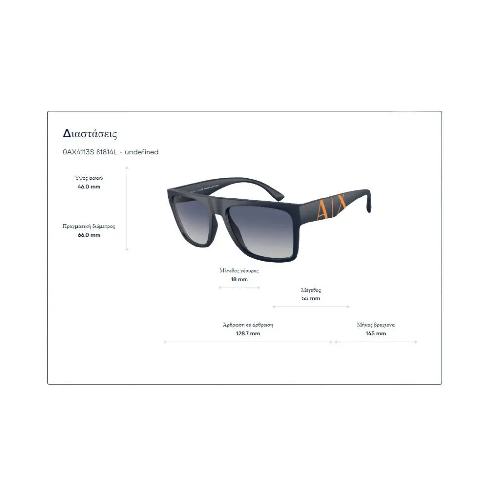 Γυαλιά ηλίου Armani Exchange AX 4113S