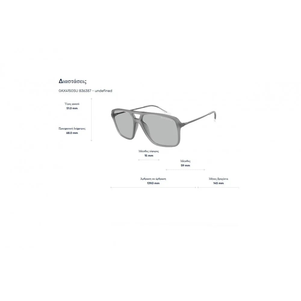 Γυαλιά ηλίου Armani Exchange AX 4150SU