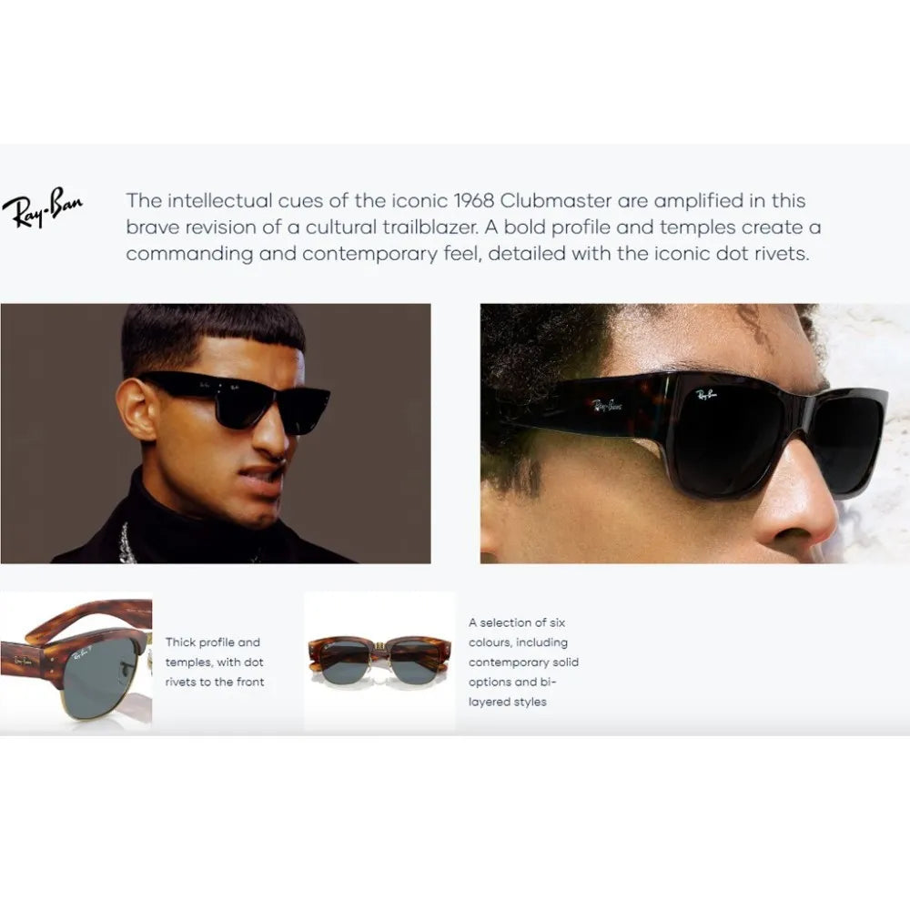 Γυαλιά ηλίου Ray Ban RB 0316S  Mega Clubmaster Polarized
