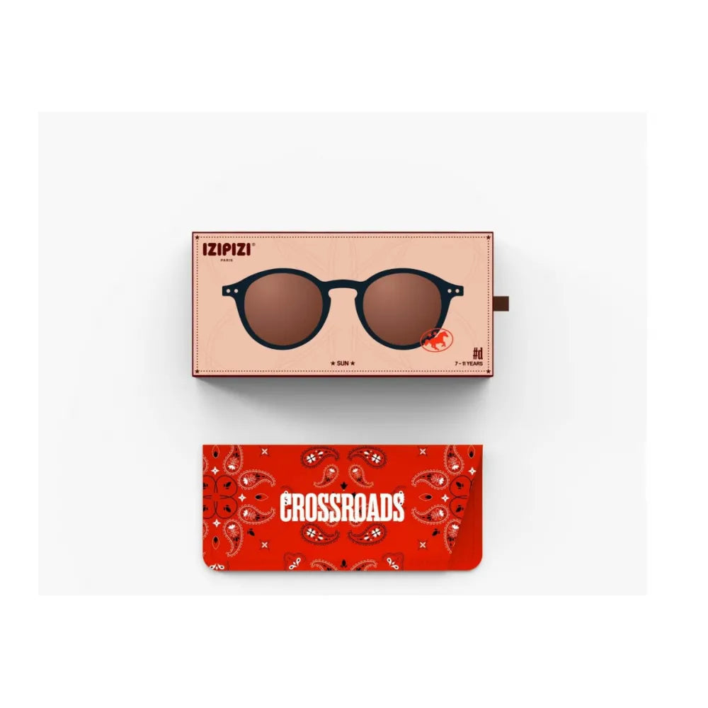 IZIPIZI Junior teen sun #D 7-11 years Black Road Polarized Γυαλιά ηλίου