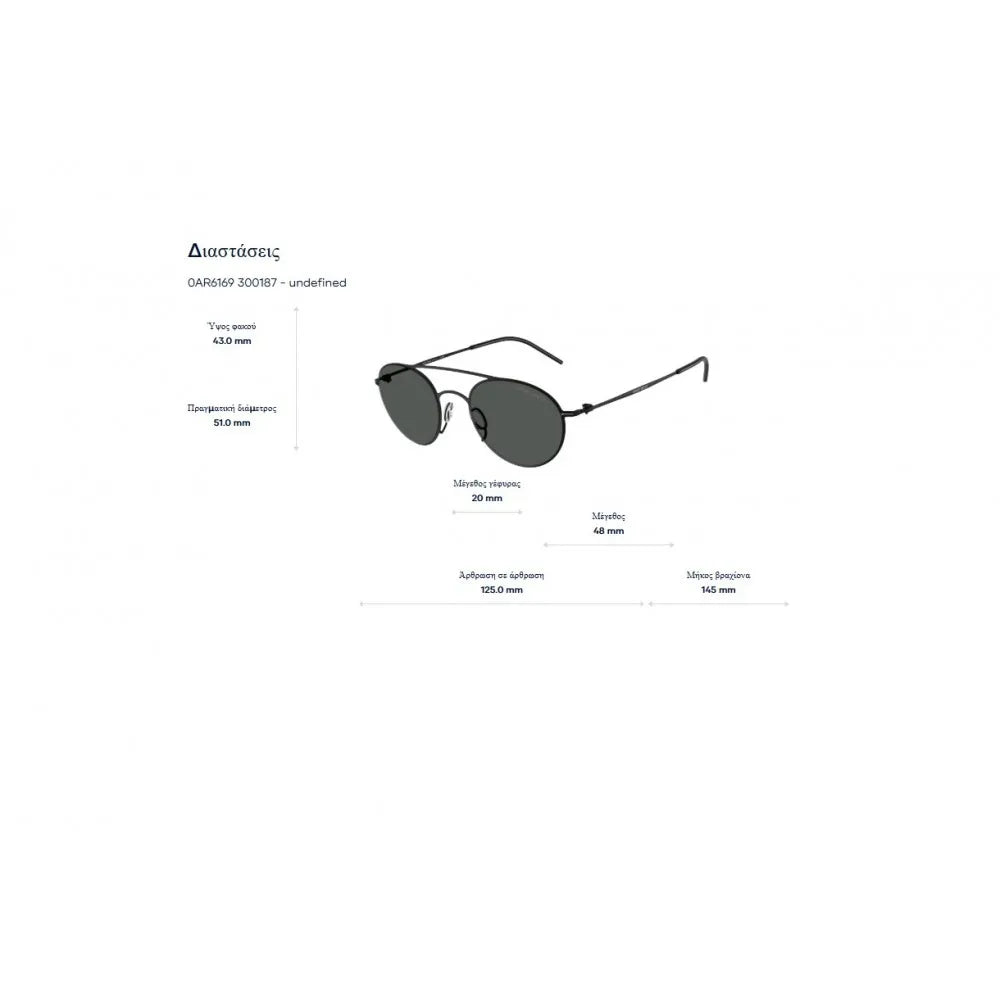Γυαλιά ηλίου Giorgio Armani AR 6169