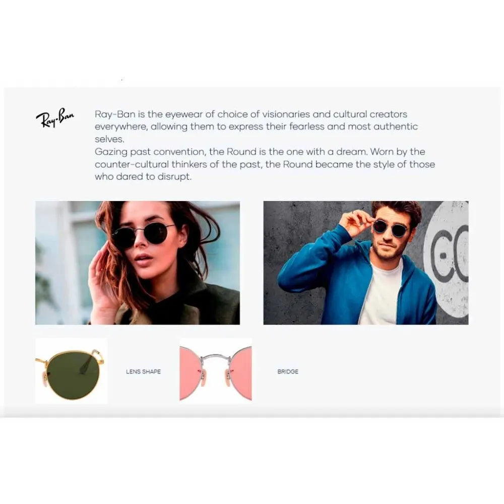 Γυαλιά ηλίου Ray Ban RB 3447 Round Metal