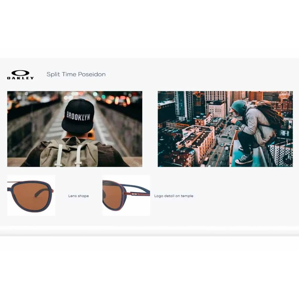 Γυαλιά ηλίου Oakley Oakley OO 4129 Split Time Prizm Rose Gold