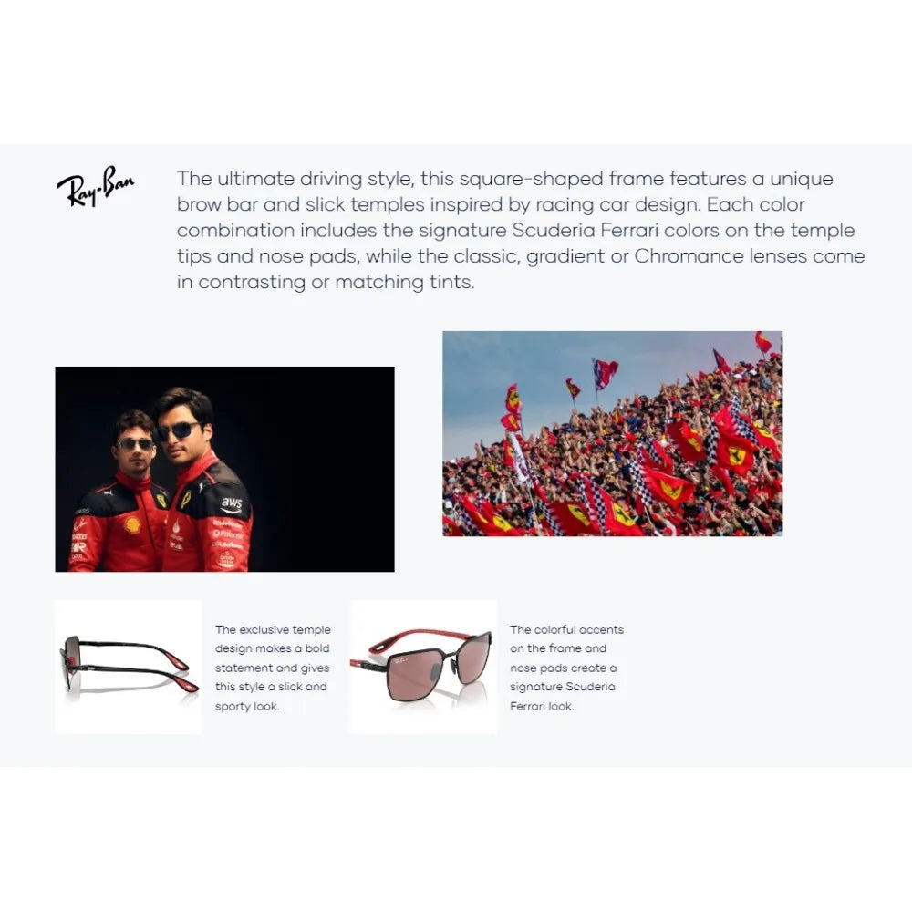 Γυαλιά ηλίου Ray Ban RB 3743M Ferrari