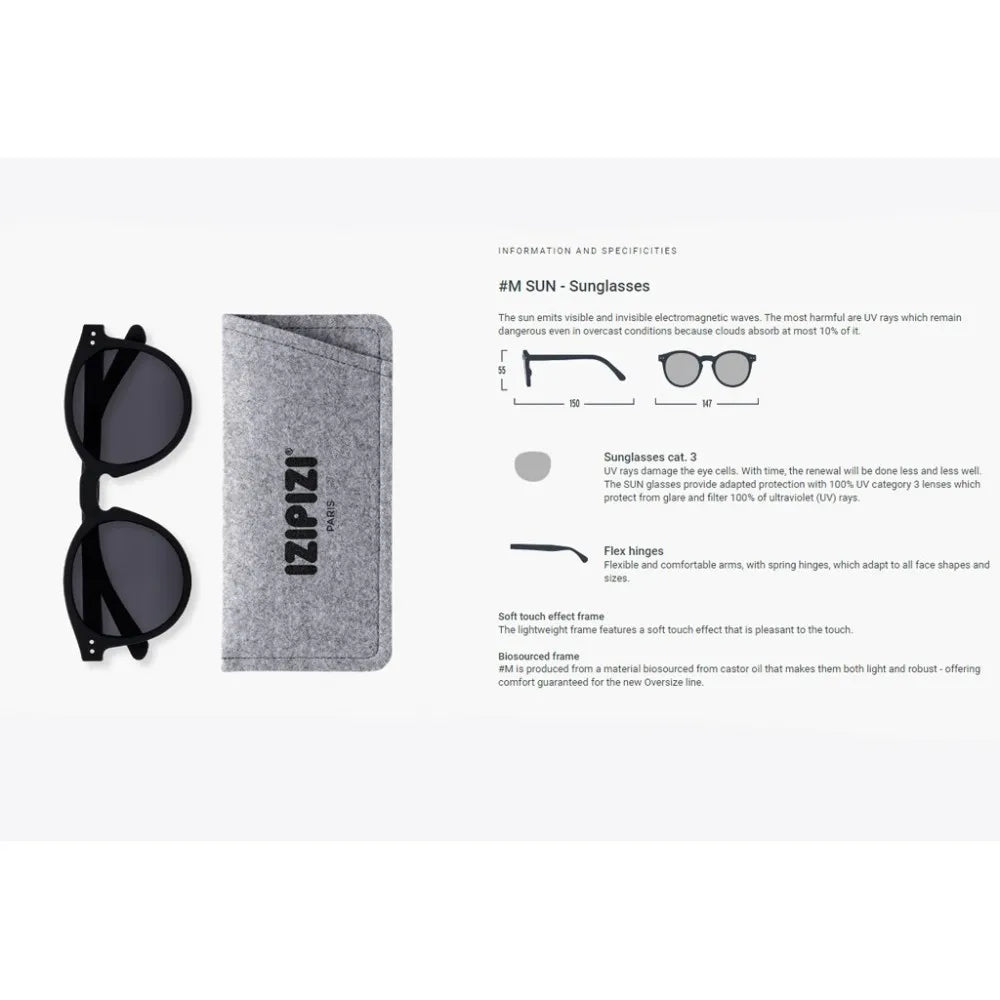 Izipizi Sun #M Midnight blue Γυαλιά ηλίου