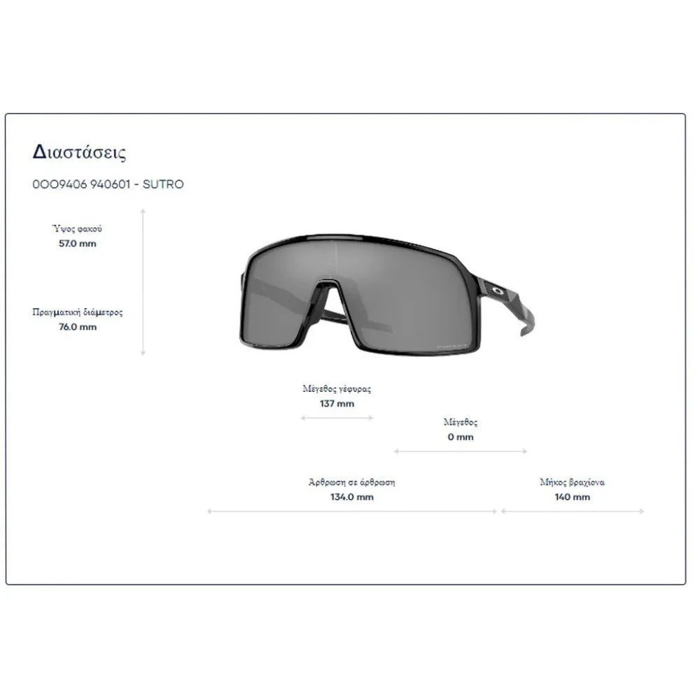 Γυαλιά ηλίου Oakley OO 9406 Sutro Prizm Road Jade