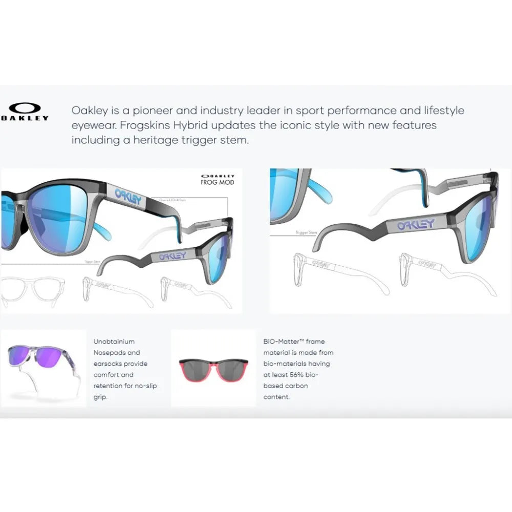 Γυαλιά ηλίου Oakley OO 9289 Frogskins Hybrid Prizm Grey