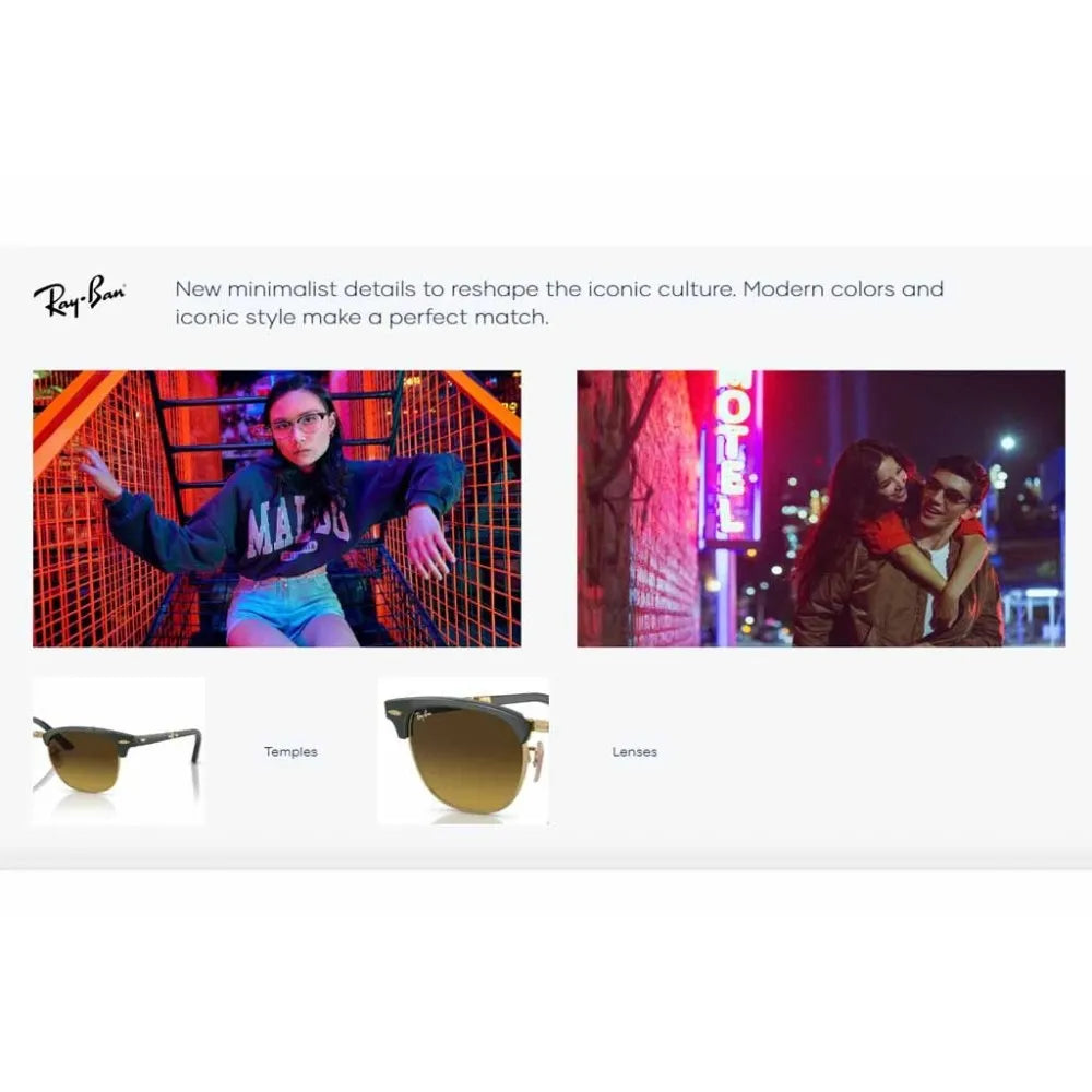 Γυαλιά ηλίου Ray Ban RB 2176 Clubmaster Folding