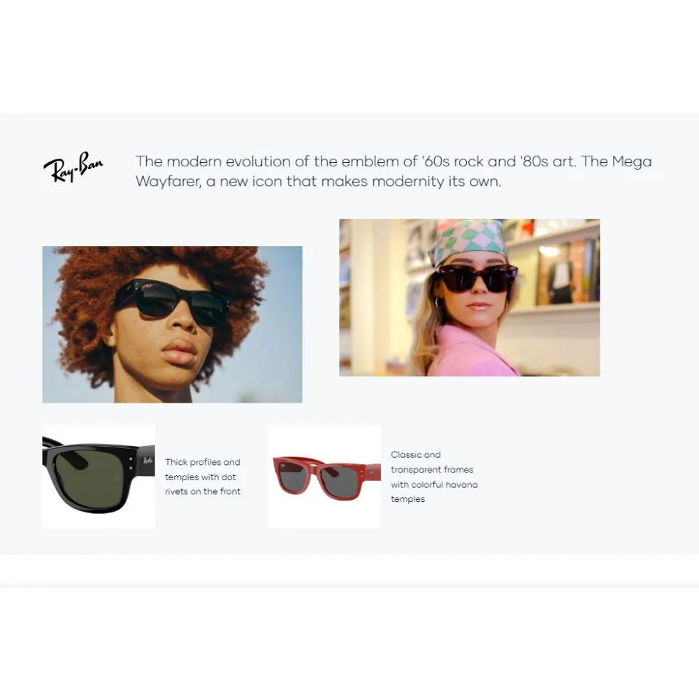 Γυαλιά ηλίου Ray Ban RB 0840S Mega Wayfarer Star Wars Rebel Alliance x Ray-Ban Collection