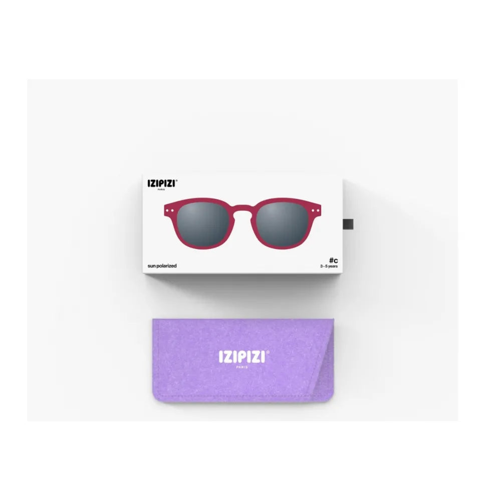 IZIPIZI Kids Sun #c 3-5 Years Cranberry Polarized  Γυαλιά ηλίου
