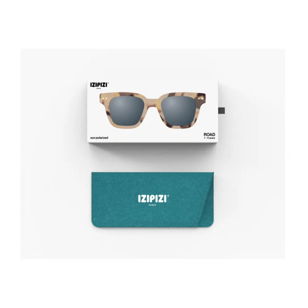 IZIPIZI Junior teen sun #Road 7-11 years Light tortoise Polarized Γυαλιά ηλίου