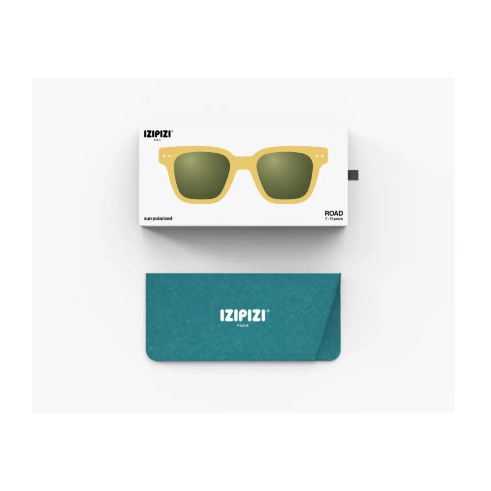 IZIPIZI Junior teen sun #Road 7-11 years Yellow honey Polarized Γυαλιά ηλίου