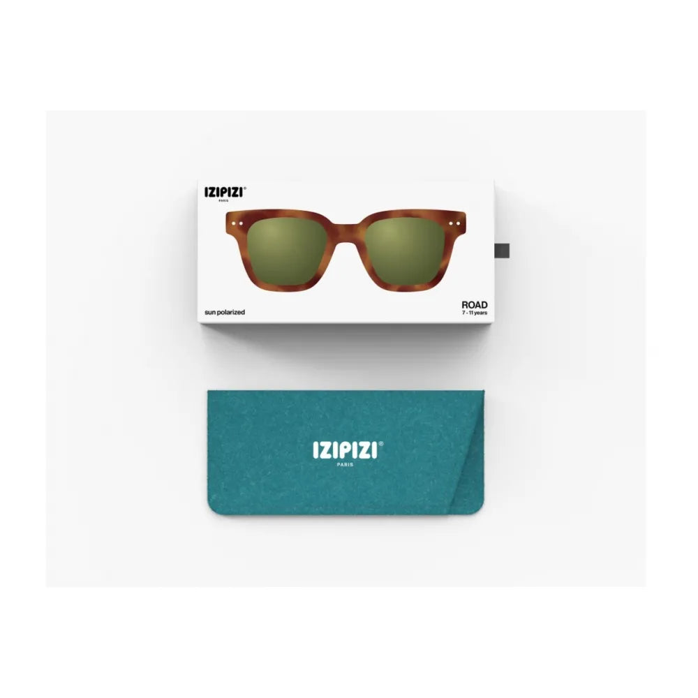 IZIPIZI Junior teen sun #Road 7-11 years Havane Polarized Γυαλιά ηλίου