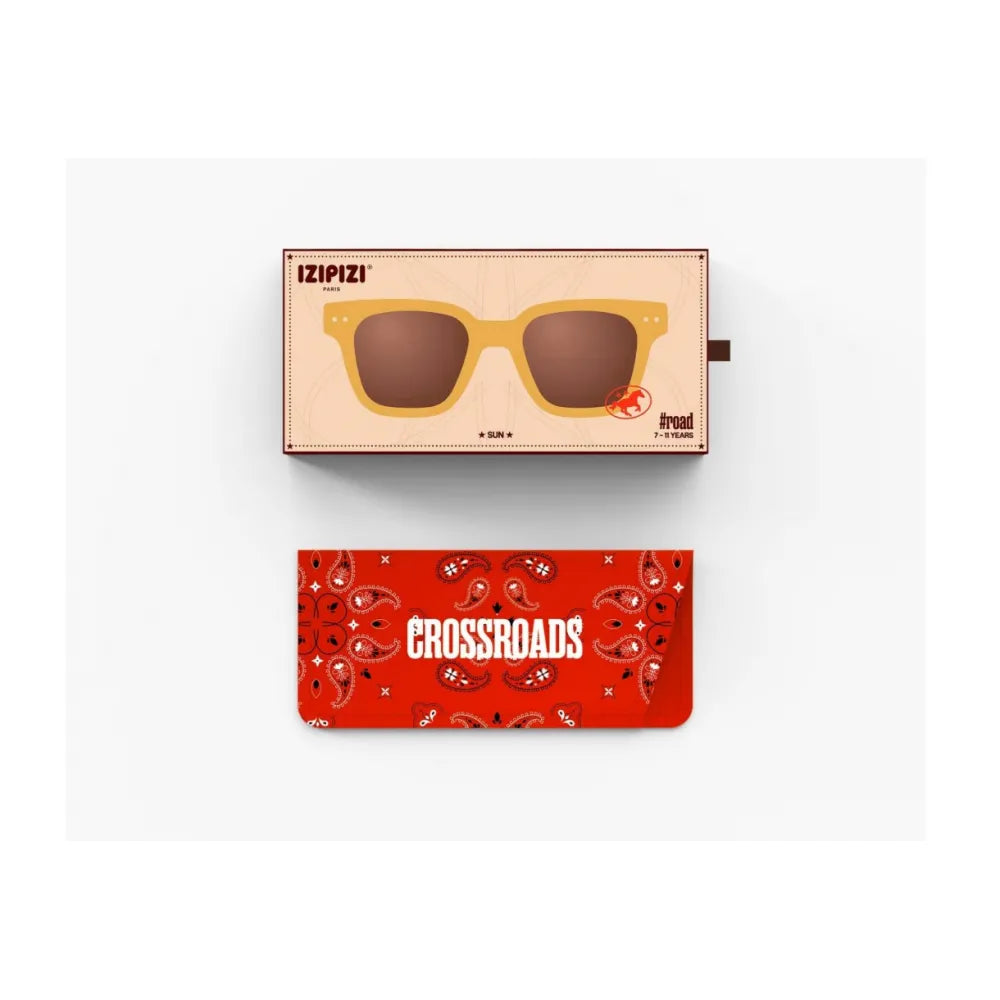 IZIPIZI Junior teen sun #Road 7-11 years Golden canyon Polarized Γυαλιά ηλίου