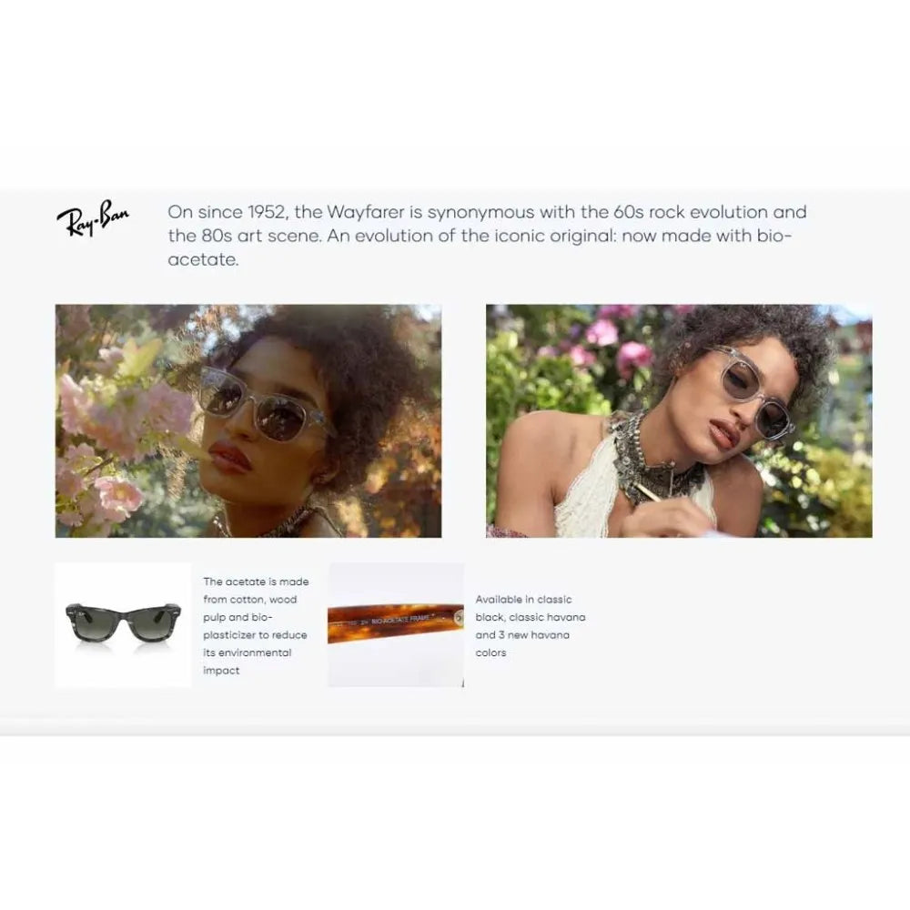 Γυαλιά ηλίου Ray Ban RB 2140 Wayfarer Star Wars Master Yoda x Ray ban Collection