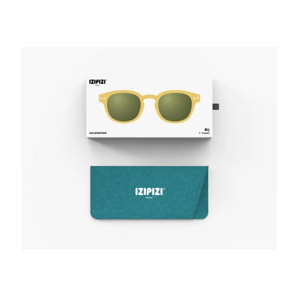 IZIPIZI Junior teen sun #C 7-11 years Yellow Honey Polarized Γυαλιά ηλίου