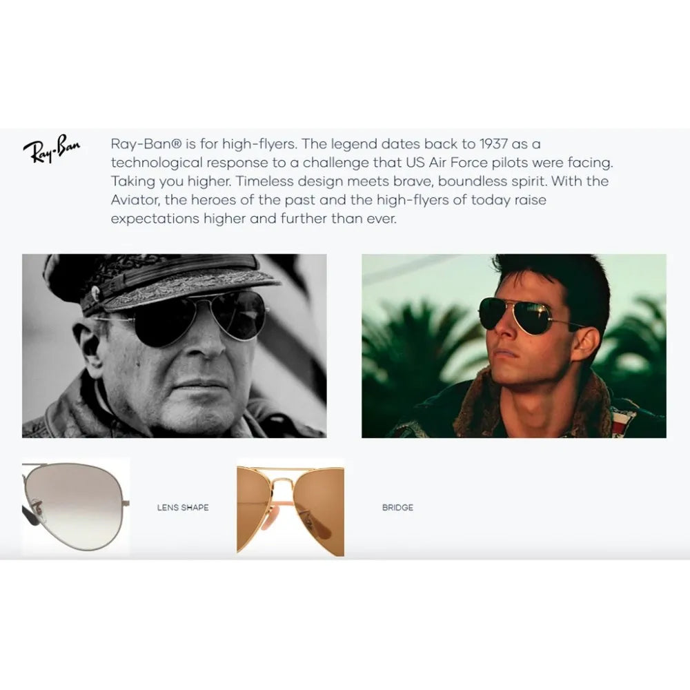 Γυαλιά ηλίου Ray Ban RB 3025 Aviator Metal